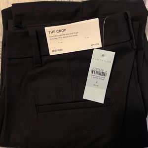 Ann Taylor Petite Cotton Crop Pant size 4